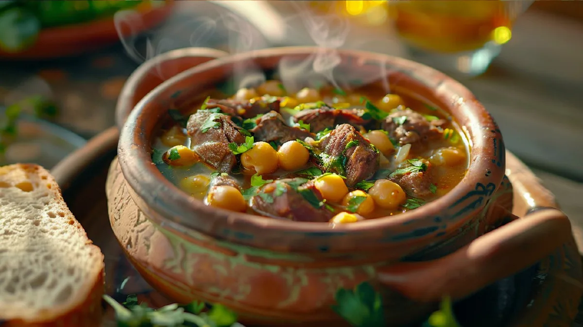 Гурма (мясное рагу) — блюдо из мяса, картофеля, томатов и перца